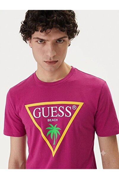 Guess Jersey Erkek Slim Fit T-Shirt