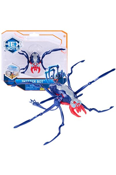SPIN MASTERR Фигурка Skitter Bot Hex Bots – син робот паяк