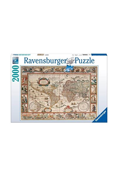 RAVENSBURGER Jigsaw Puzzle: World Map from 1650 (2000 pieces) (16633)