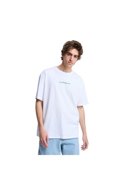Quiksilver Fractured Wave Erkek Beyaz Tişört ERKEK T-SHIRT EQYZT08299