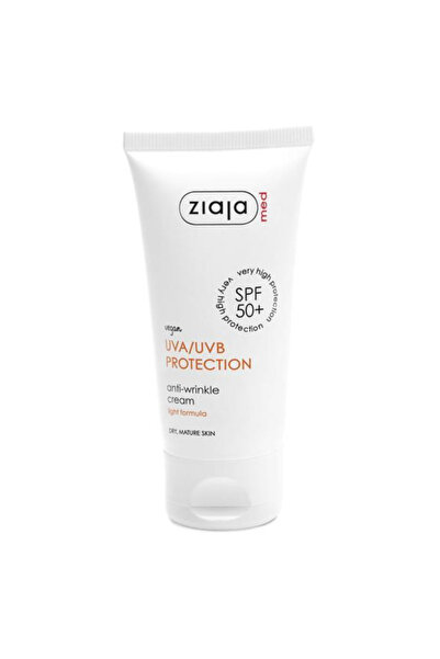 Ziaja Cremă Antirid cu SPF 50+ - Cremă Anti-Riduri Med cu Protecție UVA/UVB, ...