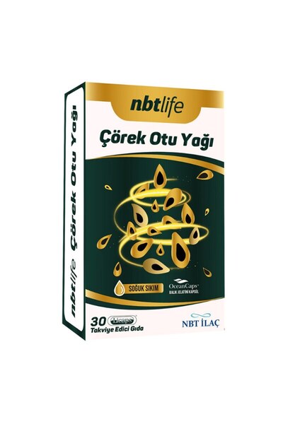 NBT Life Çörekotu Yağı 30 Kapsül