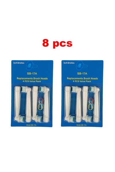 Choice4 8 pcs 4 PCS /set Electric Toothbrush Replaceable Head Tooth Brush Hea...