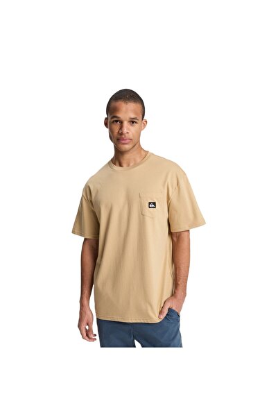 Quiksilver Salt Water Pocket Men's Short Sleeve Pocket Cotton T-Shirt Eqyzt08205
