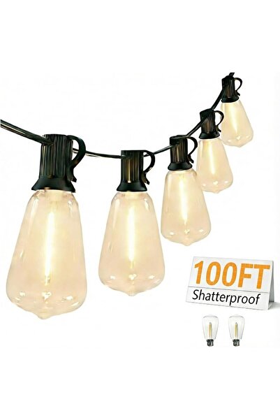 GENERAL Outdoor Led String Lights, Waterproof Hanging Lights for Patio Backya...
