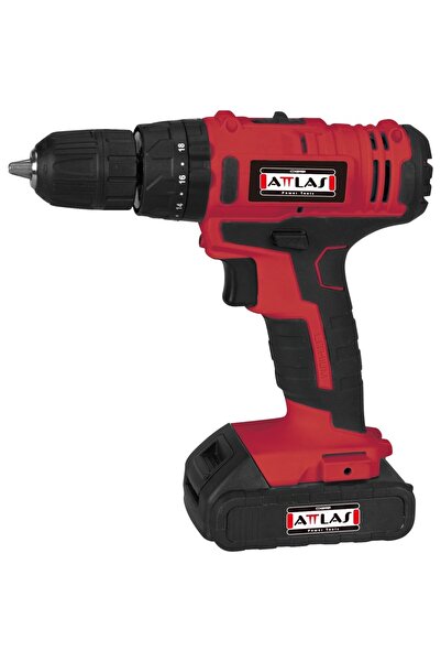 Attlas ATB 18 PD Li 18V 2x1.5Ah Çift Akülü Darbeli Matkap - A0104058 Mandren ...