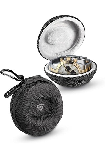 GENERAL RAEGR Travel Watch Case & Organizer | Single Storage Box with Zipper ...