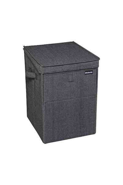 Brabantia Υφασμάτινο Καλάθι Απλύτων 35 λίτρα 35x44.5x32 εκ. Μαύρο Κωδικός: 12...