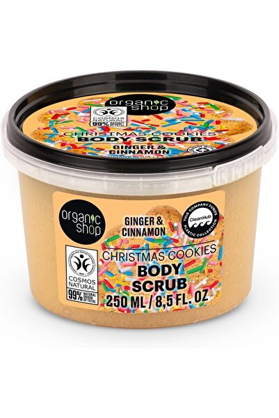 organic shop Christmas Cookies Body Scrub Ginger and Cinnamon (250ml)