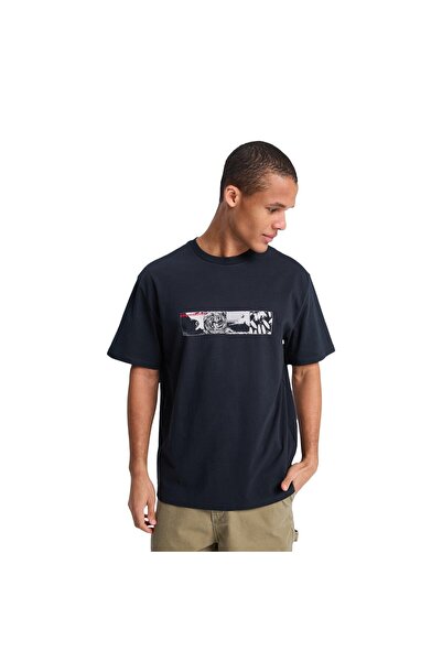 Quiksilver Mercury Vortex Men's Black T-Shirt Men's T-Shirt Eqyzt08269