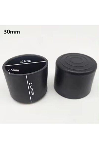 Choice3 16 Pcs 30mm Round Rubber Chair Leg Pad 6-32mm Furniture Leg Table End...