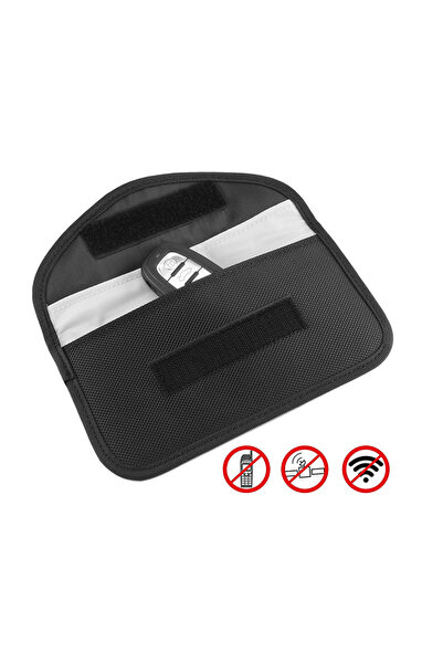 Choice Black Car Key Pouch Accessories Faraday Signal Blocking Bag Protec Cel...