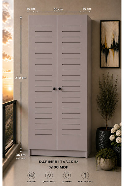 rafineritasarım FLOWER DOLAP ÇOK AMAÇLI KOMBİ DOLABI BALKON DOLABI KİLER DOLABI