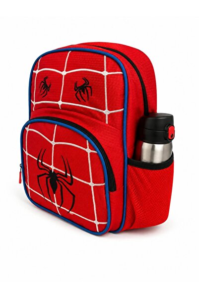 Solo Bag Spider Patterned Kindergarten Nursery School Bag for Boys