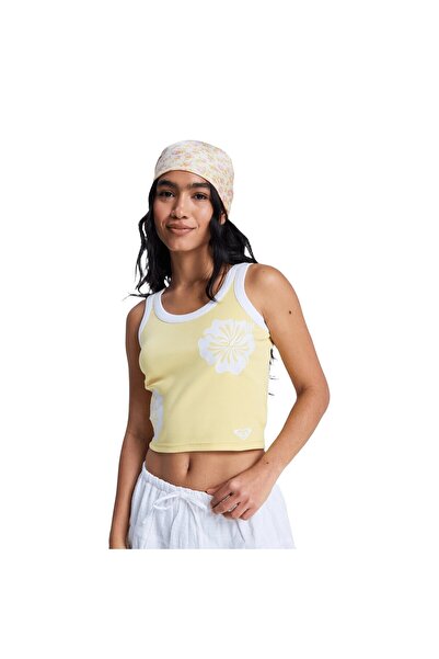 Roxy Keep It Cool Kadın Sarı Tişört KADIN T-SHIRT ERJKT04398