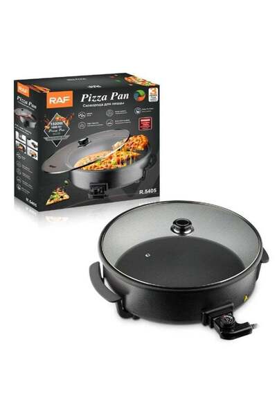 RAF R-5405 Electric Pizza Pan 1500W, Large Capacity Non-Stick Cooking Pan wit...