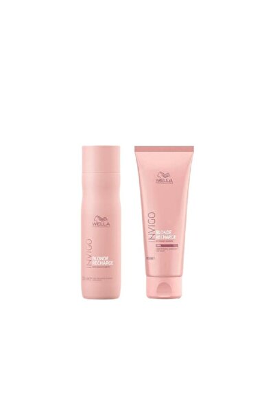 Wella Professionals Wella Invigo Blonde Recharge Set: Shampoo 250ml + Conditi...