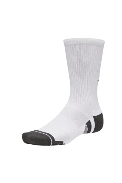 Under Armour New Ua Perf Tech 3Pk Crew 6015139-100 White Socks