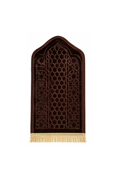 Lacoz Kids Islamic Prayer Mat Soft Velvet Muslim Salah Mat with Mihrab Design...