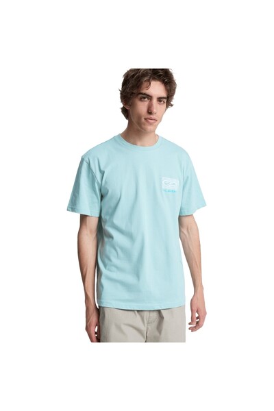 Quiksilver Ripples Men's Blue T-Shirt Men's T-Shirt Eqyzt08262
