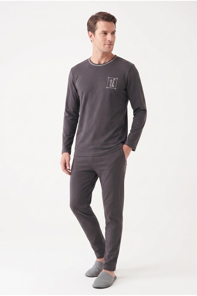 SEASOUL Erkek Bambu Pijama Takımı