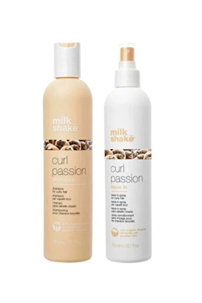Milkshake Σετ Passion για Σγουρά Μαλλιά: Σαμπουάν 300ml + Θεραπεία 300ml