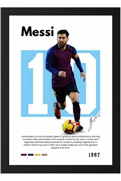ALAYRA International Argentina Soccer Player A4 Football Wall Art for Bedroom...