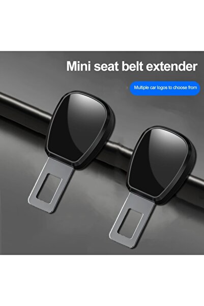 choice2 2pcs Black Car Seat Belt Extension Shoulder Straps Extender Button Un...