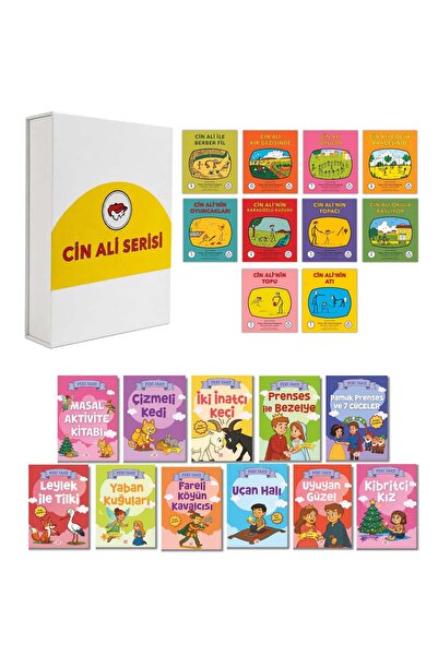 dokuzyayinlari Okumayı Öğreniyorum 21 Kitap Dev Set 1 - Kutulu Cin Ali Hikaye...
