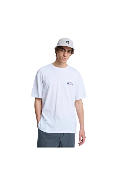 Quiksilver Quikglobe Men's White T-Shirt Men's T-Shirt Eqyzt08295