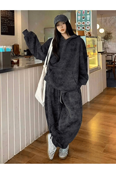 Gofeel Washed 3 Thread Track Suit Set