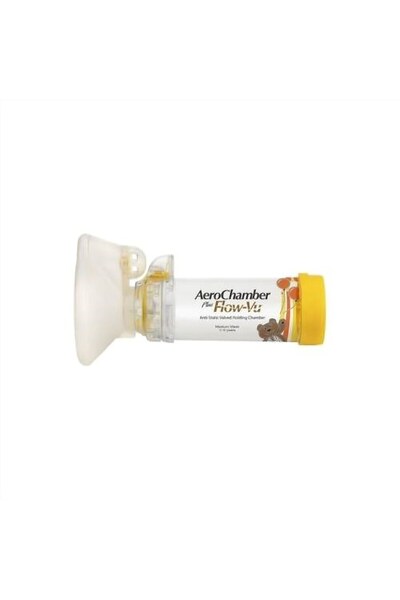 Aerochamber Plus Flow-Vu Medium 1-5 Yaş Sarı