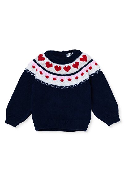 ebebek Hello Baby HelloBaby Kız Bebek Kazak Bisiklet Yaka Long Sleeve