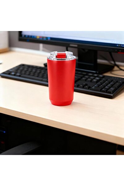 GENERAL Godutul Customized Stainless Steel Travel Mug with Lid, 380ml White I...