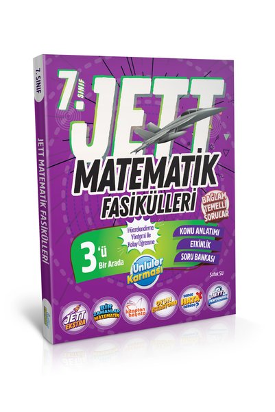 Ünlüler Karması Yayınları 7.SINIF JETT MATEMATİK FASİKÜLLERİ