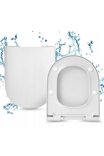 Hamberger Capac WC, Compatibil Cersanit Iryda, 44 x 36.5 cm, Alb, Din Plastic...