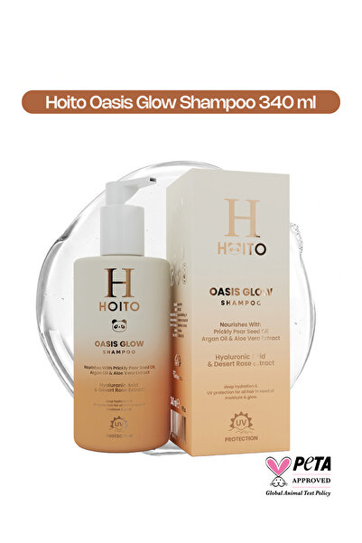Hoito شامبو أواسيس جلو – شامبو للترطيب المكثف والتألق 340 مل