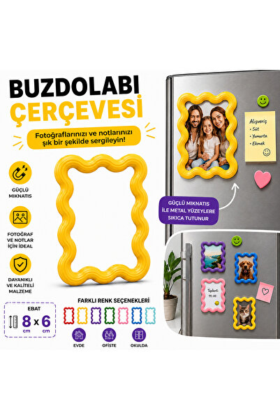 Razmo Dekoratif Buzdolabı Çerçevesi - Fotoğraf Çerçevesi