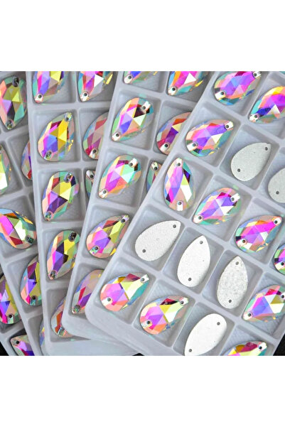 Choice6 13x18mm 28pcs crystal AB AAA Quality, 7*12~22*38mm Crystal AB Color T...