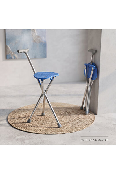 GRP NOVA Katlanabilir Baston Sandalye - Oturaklı - 88 cm