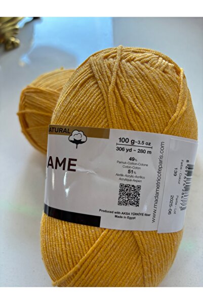 Ören Bayan 2 Pieces of Madame Cotton Knitting Yarn