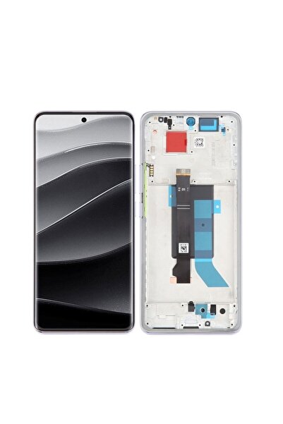 OEM Xiaomi Redmi Note 14 Pro Plus 5G Lcd Ekran Kasalı Beyaz Or. Oled