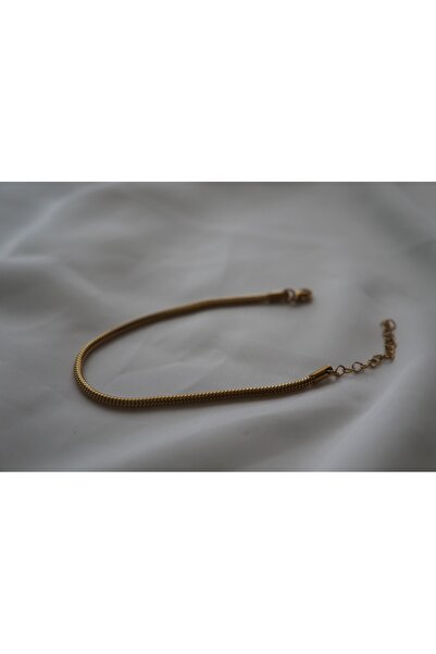 asd accessory Snake Back Model Chain 2mm Thick Gold Color Model Unisex (Women...