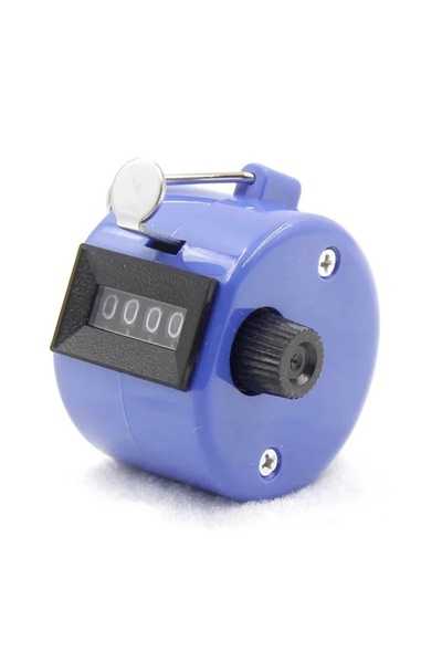 Choice5 Blue 4 Digit Number Counters Plastic Shell Hand Finger Display Manual...