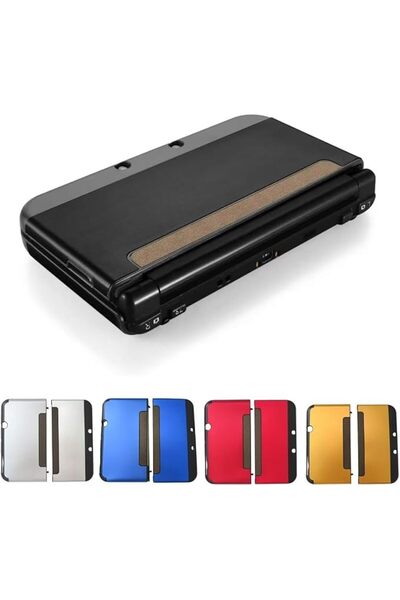 GENERAL غطاء حماية أسود مقاوم للصدمات وغلاف صلب لجهاز نينتندو نيو 3DS XL LL (...
