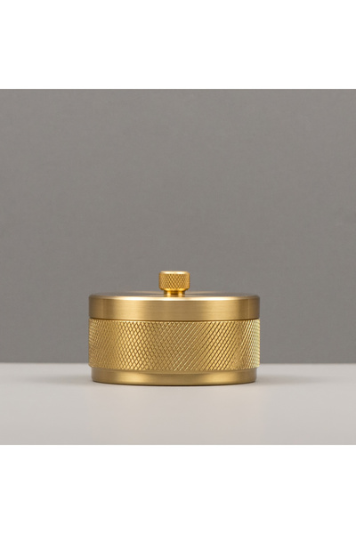 Choice 1pc Creative Scandinavian Style Elegant Brass Ashtray with Lid Anti-Fl...