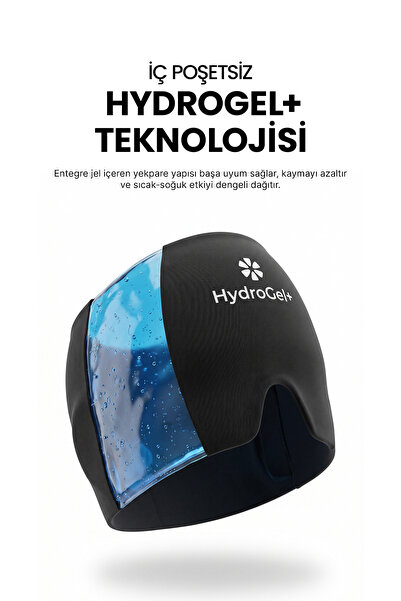 GAMELU PROTECT Mıgren Bandı, Mıgren Şapkası MigraCool+ 360° Soğuk Sıcak Terap...