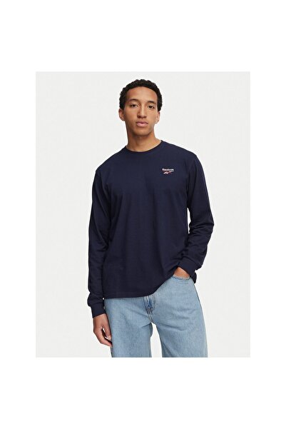 Reebok Bluză cu mânecă lungă pentru bărbați RK25738CCM Albastru închis