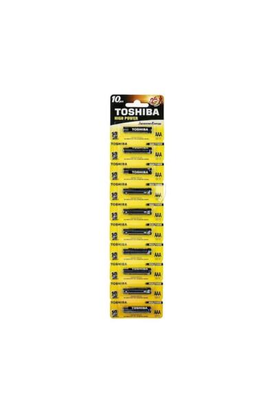 Toshiba Baterii alcaline, R3 (AAA) 10 buc/set Putere mare