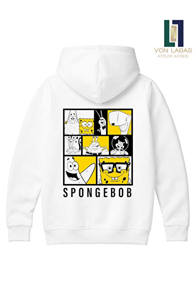 Grafftee Clothing Σφουγγαράκης Μπομπ (Sponge Bob) Βαμβακερό φούτερ υψηλής ποι...